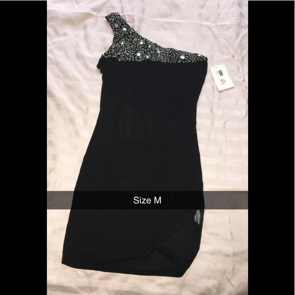 Short black dress